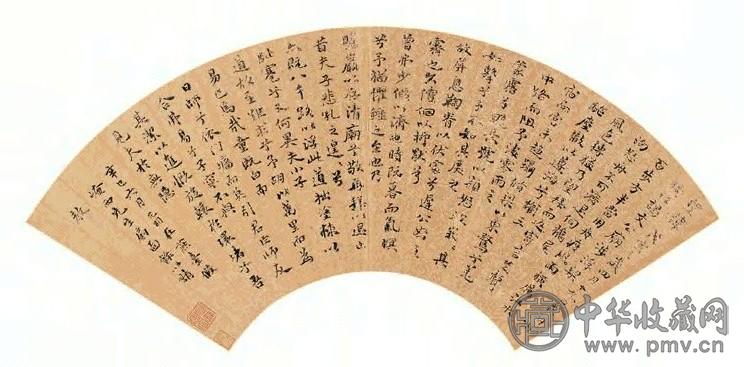 明 祝允明 行书 扇面