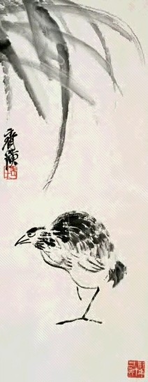 齐白石 1946年作 安吉图 立轴 水墨纸本