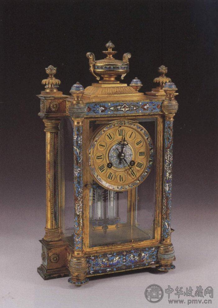 十九世纪 珐琅钟
