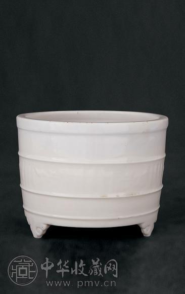 十九世纪 德化弦纹炉