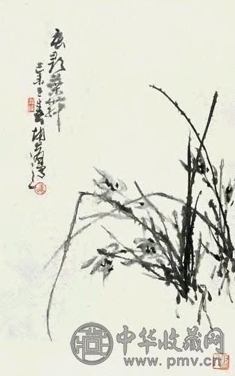 卢坤峰 花歌叶舞 立轴 墨色纸本