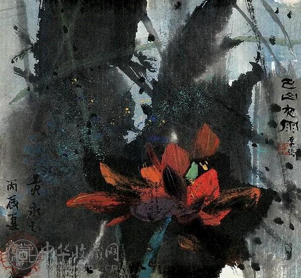 当代 黄永玉 巴山夜雨图 镜心