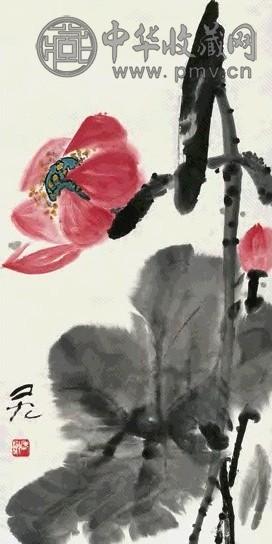 谢之光 清香益远 镜心 设色纸本