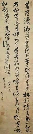 明 郑之朴 草书 轴