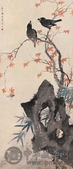 江寒汀 花鸟 立轴