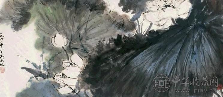 吴湖帆 1961年作 荷香清远 镜心 设色纸本