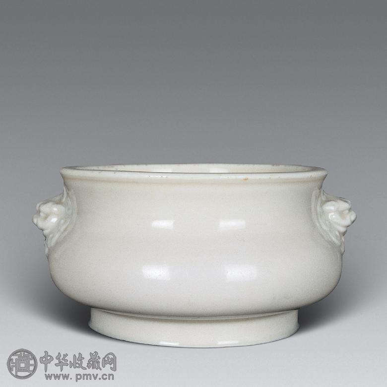清早期 德化狮耳炉