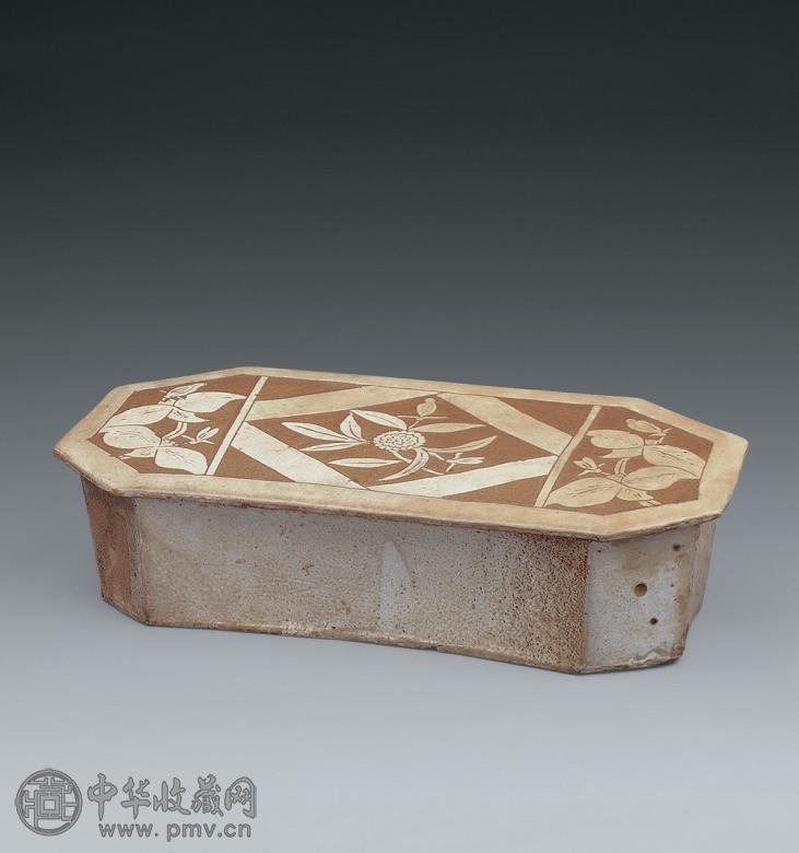 元 磁州窑刻花枕