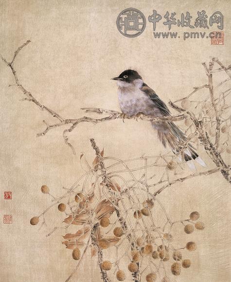 郑雅风 花鸟 镜心 设色纸本