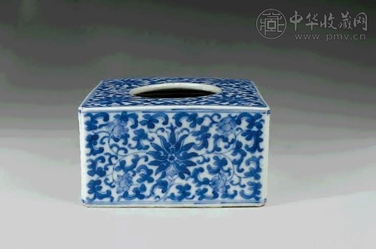 清道光 青花梅花纹炉