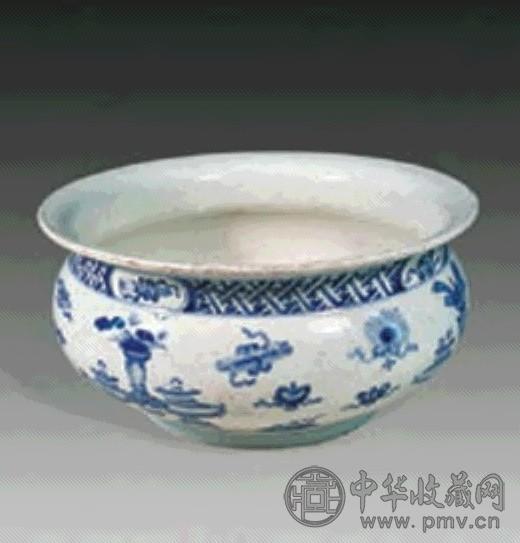 青花博古炉