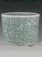 清雍正 哥瓷香炉