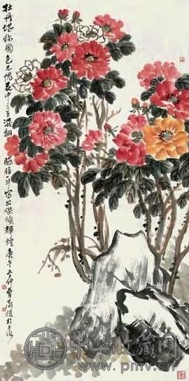 曹简楼 1990年作 花卉 立轴