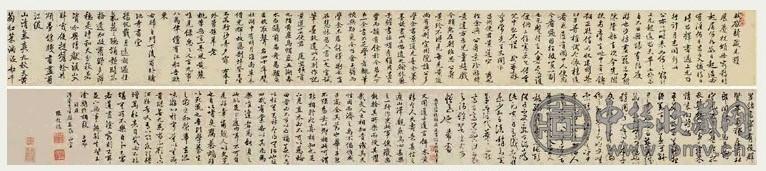 明末 张榕端 临宋元帖 卷