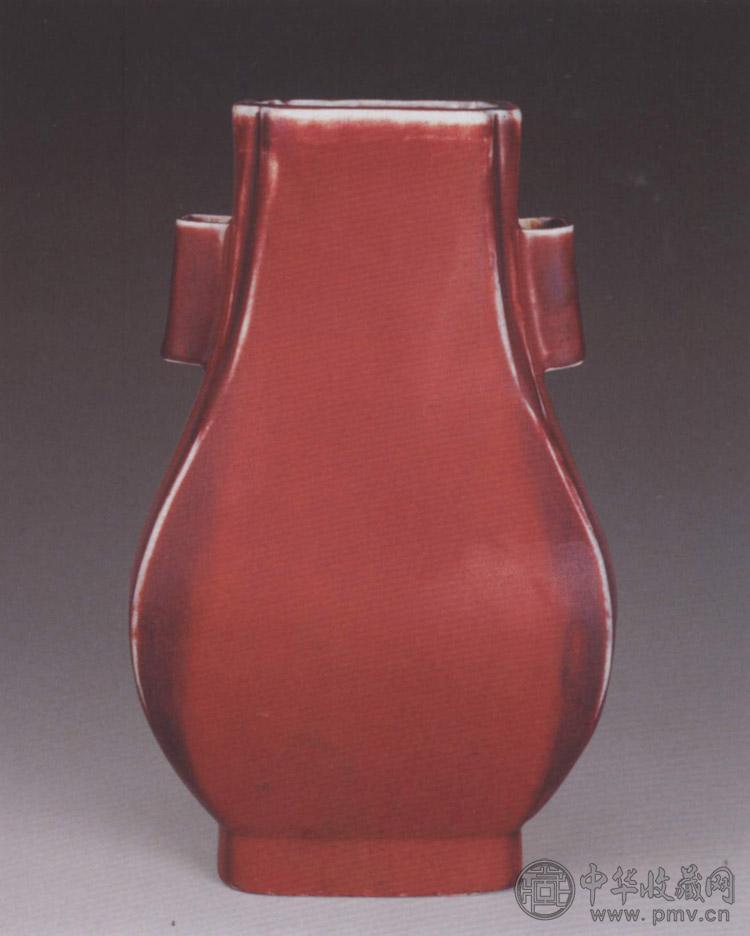 清光绪 窑变釉贯耳尊