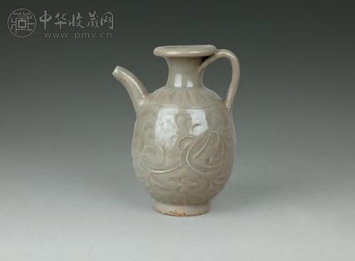 五代 耀州窑刻花壶