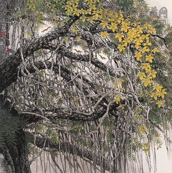 方楚雄 1997年作 春风 镜心 设色纸本