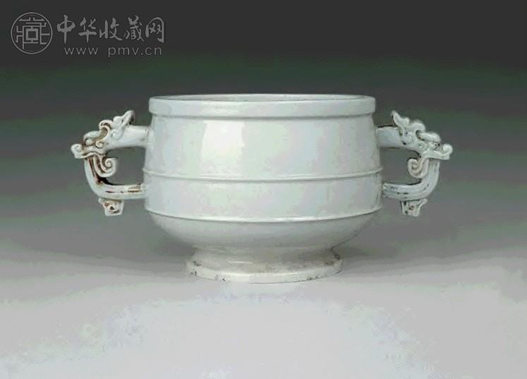 清 德化双龙香炉