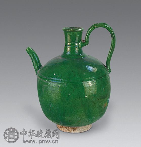 辽 绿釉执壶