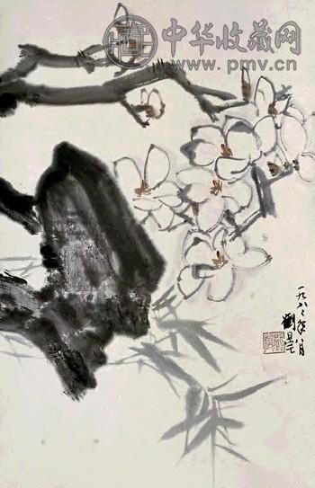 刘旦宅 三清图 立轴 设色纸本