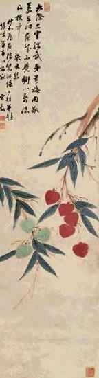 宋珏 大利图 立轴 设色纸本