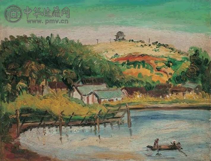 兰潭嘉义 陈澄波 画布