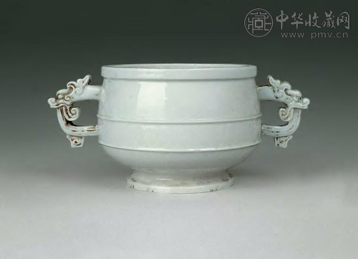 清 德化双龙香炉