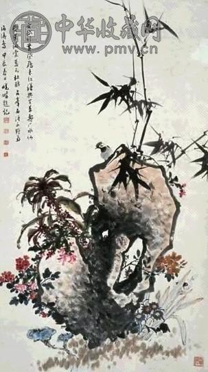 关小峰 花鸟 立轴 纸本