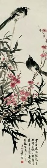 陶云 近现代 双喜图 轴