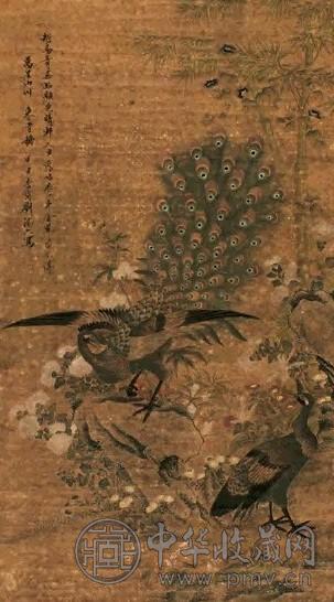 刘德六 花鸟 立轴 纸本