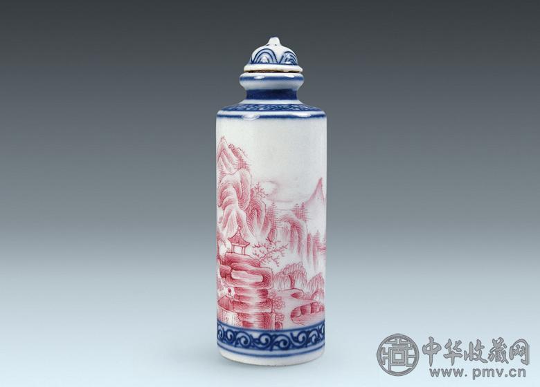清 珐琅彩鼻烟壶