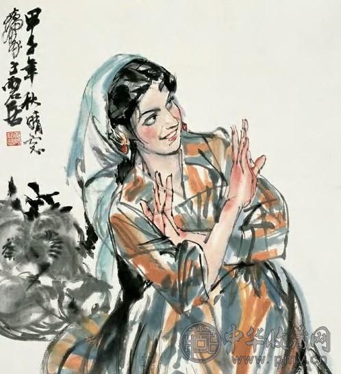 黄冑 1984年 石榴熟了 镜片