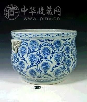 青花寿字炉