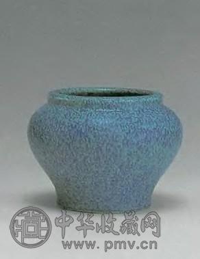清中期 炉钧釉小罐
