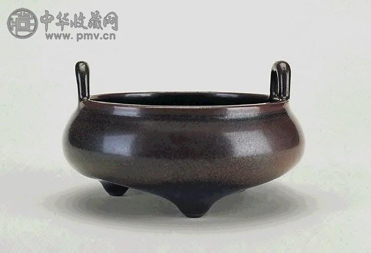 清乾隆 仿铜釉香炉