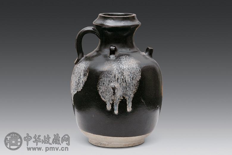 唐代 花釉执壶