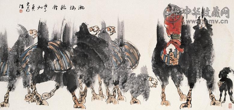 刘大为 1996年作 人物 镜心 设色纸本