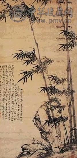 郑板桥 墨竹 轴