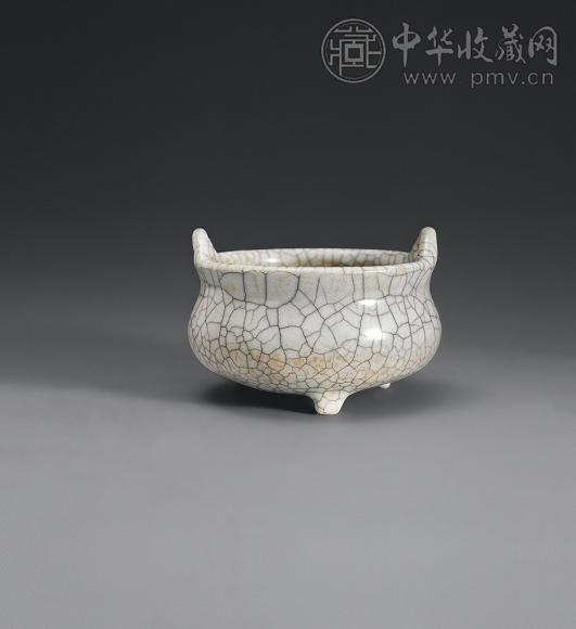 清乾隆 仿哥釉香炉