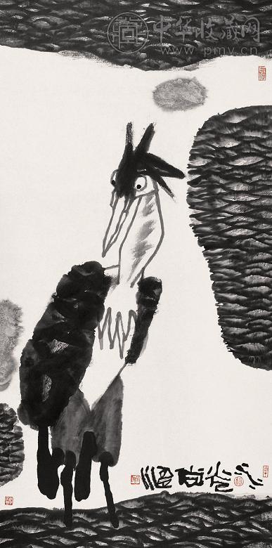 尚涛 游光 镜心 水墨纸本