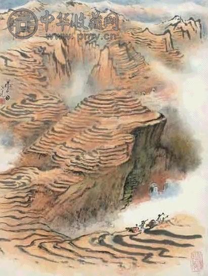 郑乃珖 云田 镜心 设色纸本