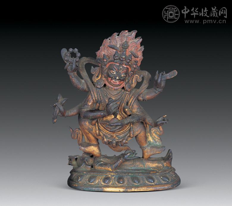 清 铜大黑天