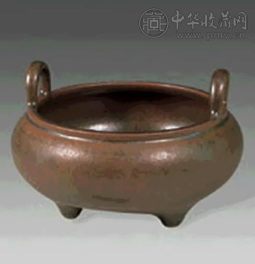 鳝鱼黄釉双耳炉