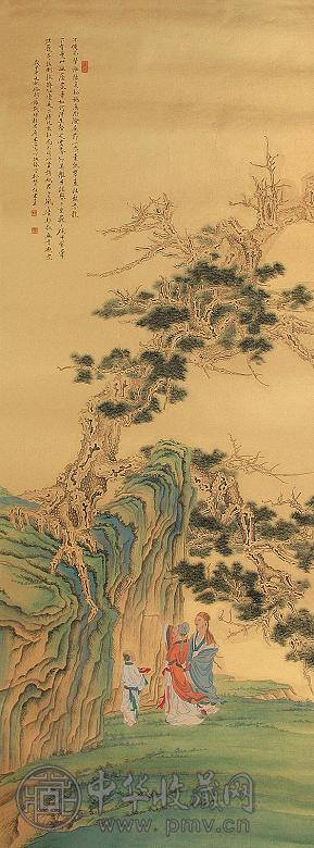 任重 人物 镜心 设色纸本