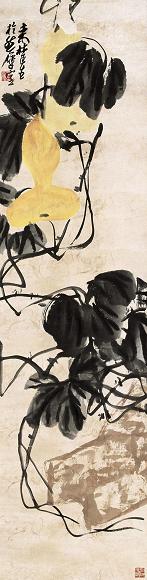 来楚生 葫芦 立轴 纸本