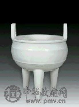 明末 德化窑三足鼎式炉