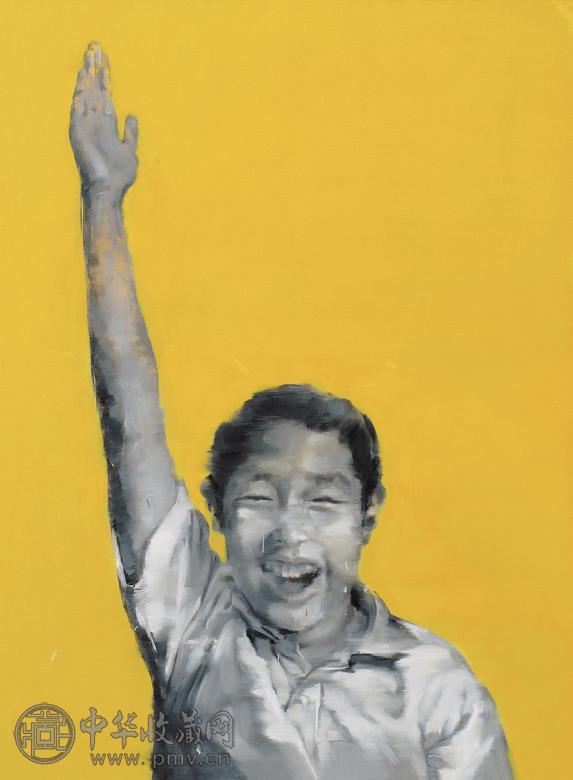 郑大弓 2005年作 顶点系列 布面油画
