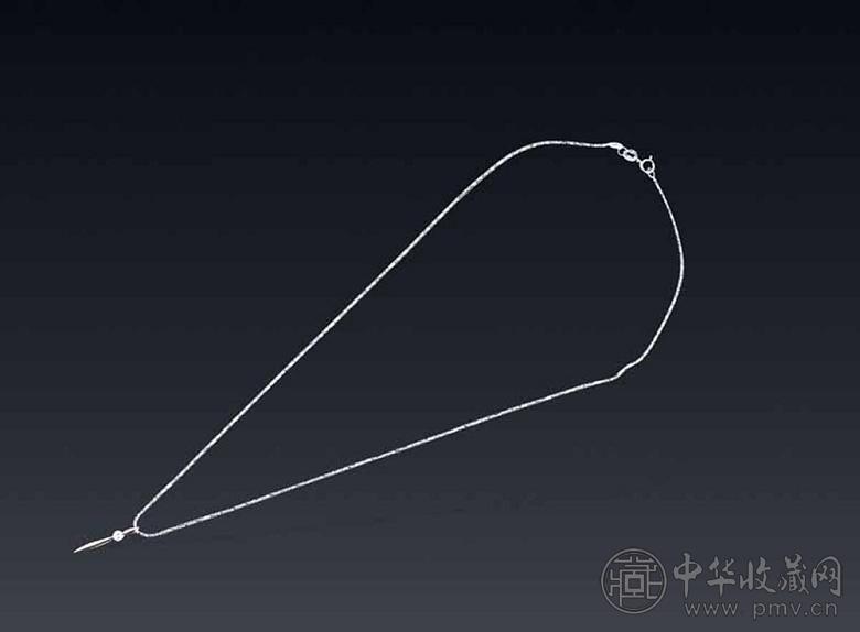 18K白金镶钻项链