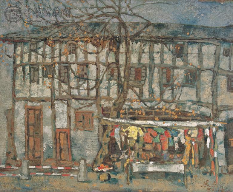 张杰 乡情系列二 布面 油画