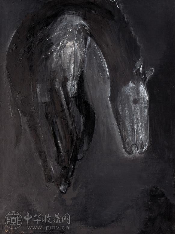 马轲 飘 布面 油画